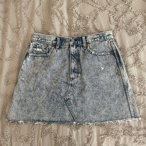 NWOT Abercrombie Jean mini skirt size 29
